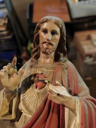 Sagrado Corazón de Jesús para restaurar sello olot
