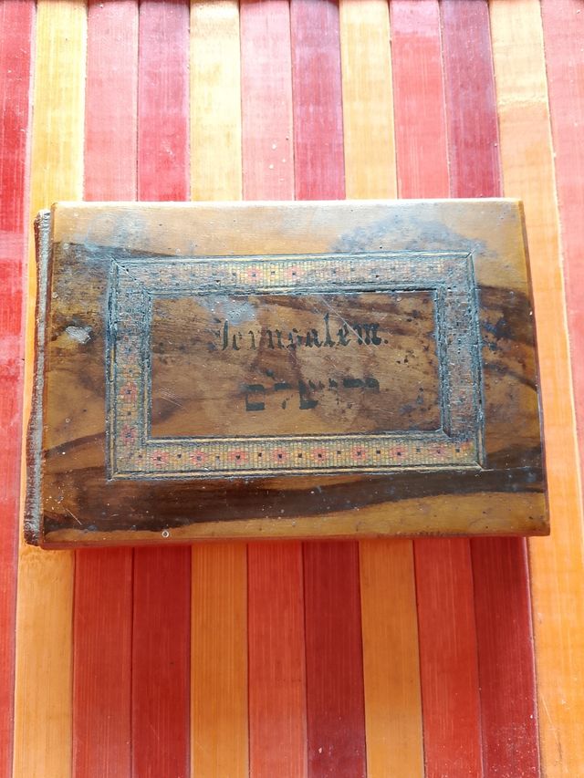 Libro botanica Gerusalemme primi '900