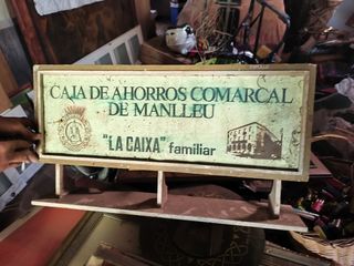 Cartel Caja de Ahorros Comarcal Manlleu