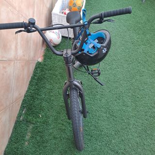 Bicicleta BMX gris