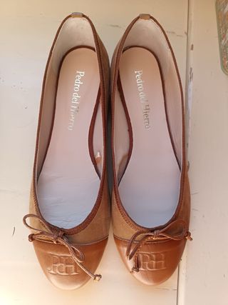 Manoletinas Pedro del Hierro Marrones