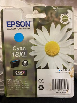 Tinta Epson 18XL Cyan