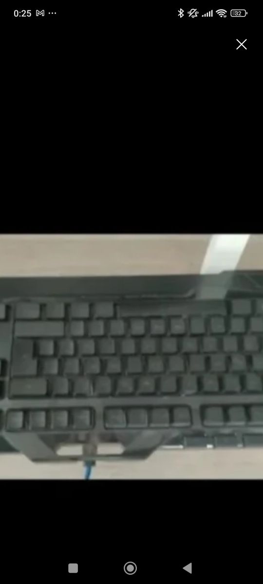 Teclado Gaming Iluminado Negro