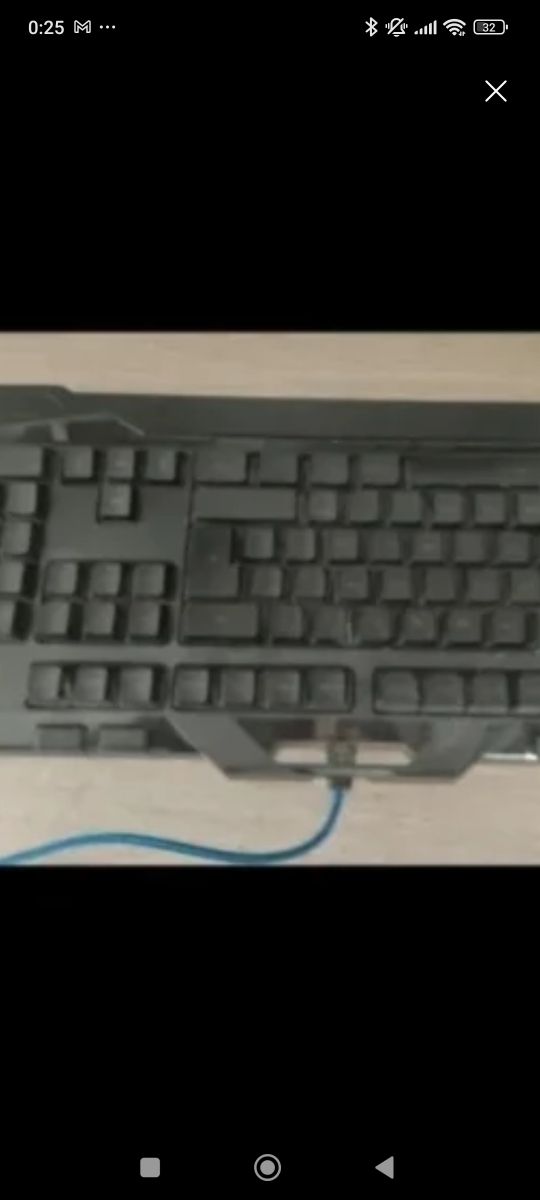 Teclado Gaming Iluminado Negro