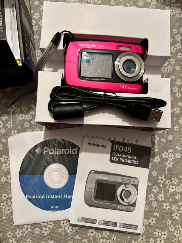 Cámara fotos Digital Polaroid iF045. waterproof.