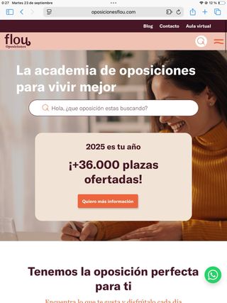 Plaza Oposición Academia Flou