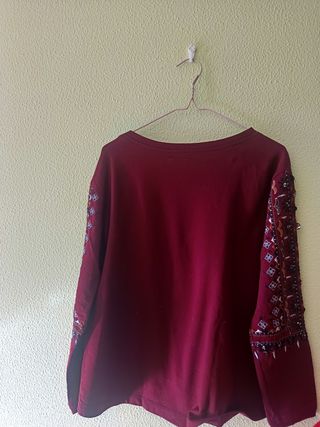 Jersey pedrería bordado