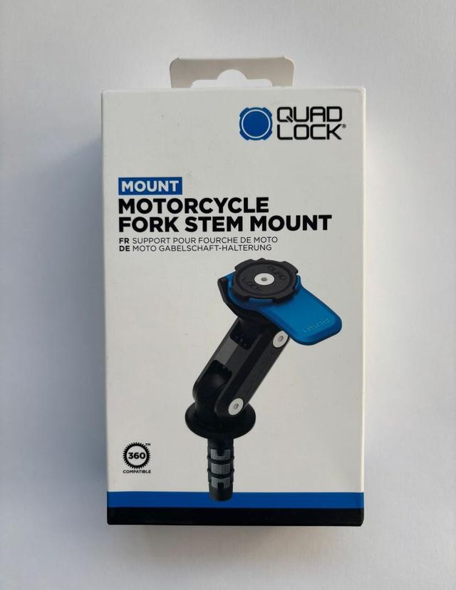 Suporte de haste de garfo para motocicleta Quad Lock