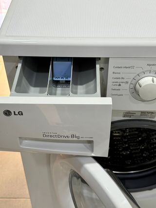 Lavadora LG Direct Drive 8kg de carga frontal 