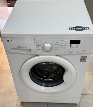 Lavadora LG Direct Drive 8kg de carga frontal 