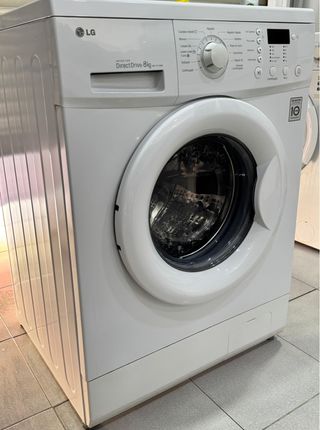 Lavadora LG Direct Drive 8kg de carga frontal 