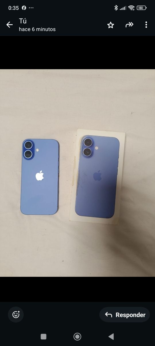 iPhone 16 Azul