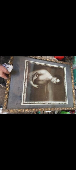 Cuadro Firma Julio Romero de Torres