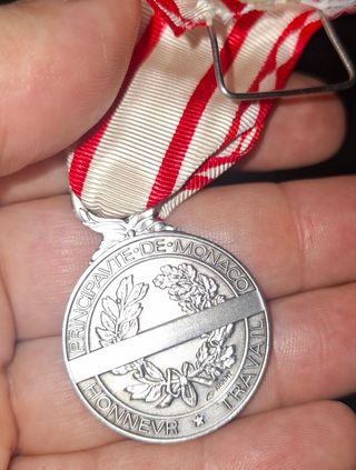 Medaglia Principato di Monaco Argento prince