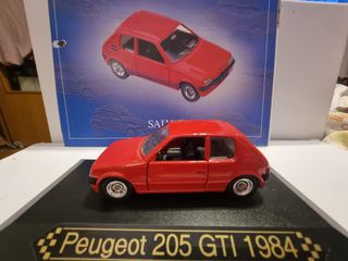 Peugeot 205 GTI 1984 Fascículo Escala 1/43