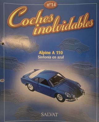 Renault Alpine A110 1962 escala 1/43