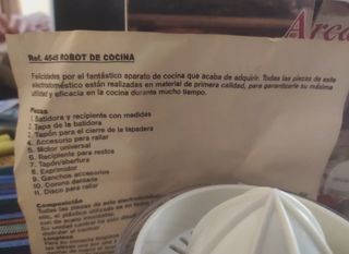 Robot de Cocina Arcadia 4545