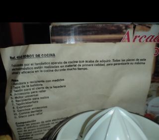 Robot de Cocina Arcadia 4545