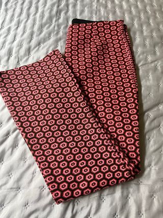 Pantalones de estampado geométrico