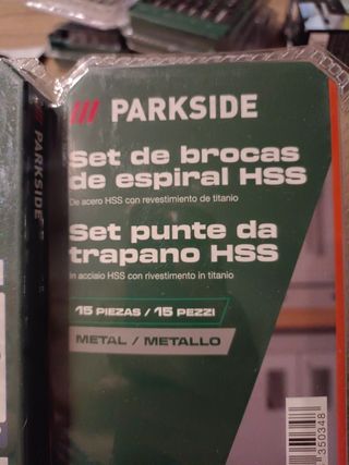 Set de brocas para metal