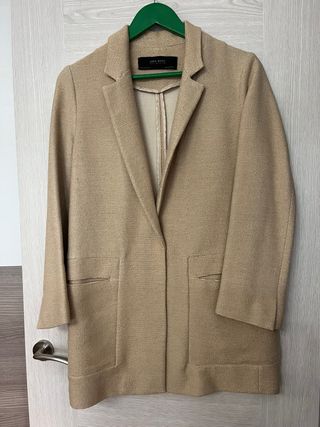 Abrigo Zara Beige