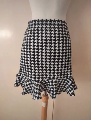 Mini falda pata de gallo talla s