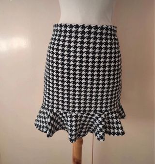 Mini falda pata de gallo talla s