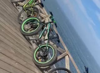 Bicicleta Ruedas Gordas Neon