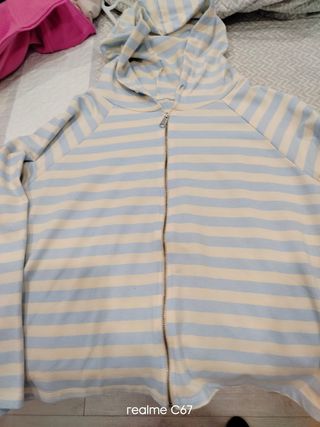 Chaqueta de chándal a rayas para mujer