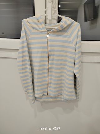 Chaqueta de chándal a rayas para mujer