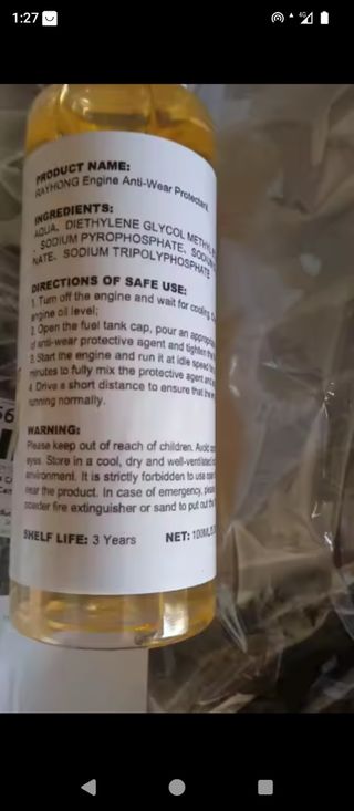 Aditivo protector sellador de junta culata de moto