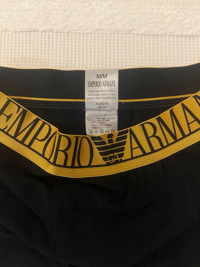 Calzoncillos Emporio Armani Negro y Rojo