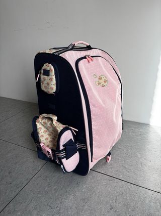 Maleta infantil Imaginarium rosa lunares