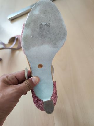 Zapatos de baile latino Abraxas rosa