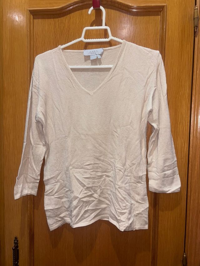 Jersey fino Zara beige