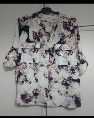 Blusa Calvin Klein floral multicolor