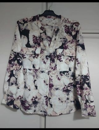 Blusa Calvin Klein floral multicolor