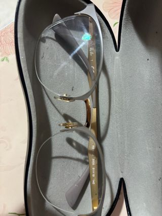 Montura gafas Ray-Ban doradas