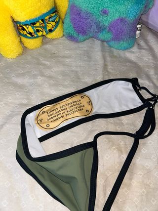 Parte de abajo bikini Shein verde oliva