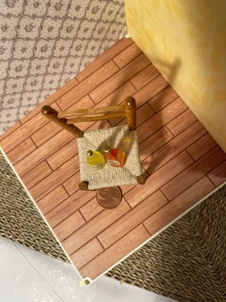 Coppia bottiglie liquori per dollshouse