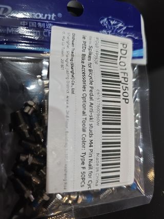 Clavos para pedales de bicicleta - 50 unidades