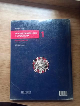 Libro lengua 1º Bachillerato