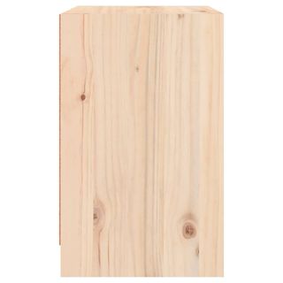 vidaXL Mesitas de noche 2 uds madera maciza