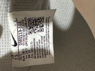 Nike Air Force 1 Argento Bianco 38.5  usato