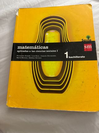 Matemáticas aplicadas a las ciencias sociales I...
