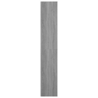 vidaXL Estantería de madera de ingeniería gris