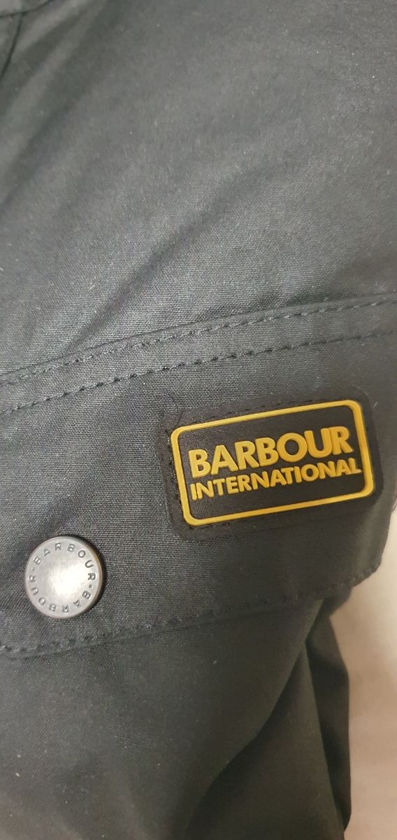 Chaqueta Barbour Duke Wax Niños Negra