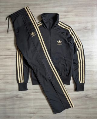 Chándal Adidas Firebird Trefoil Negro/Dorado
