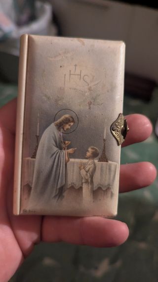 Devocionario con imagen de la Primera Comunión