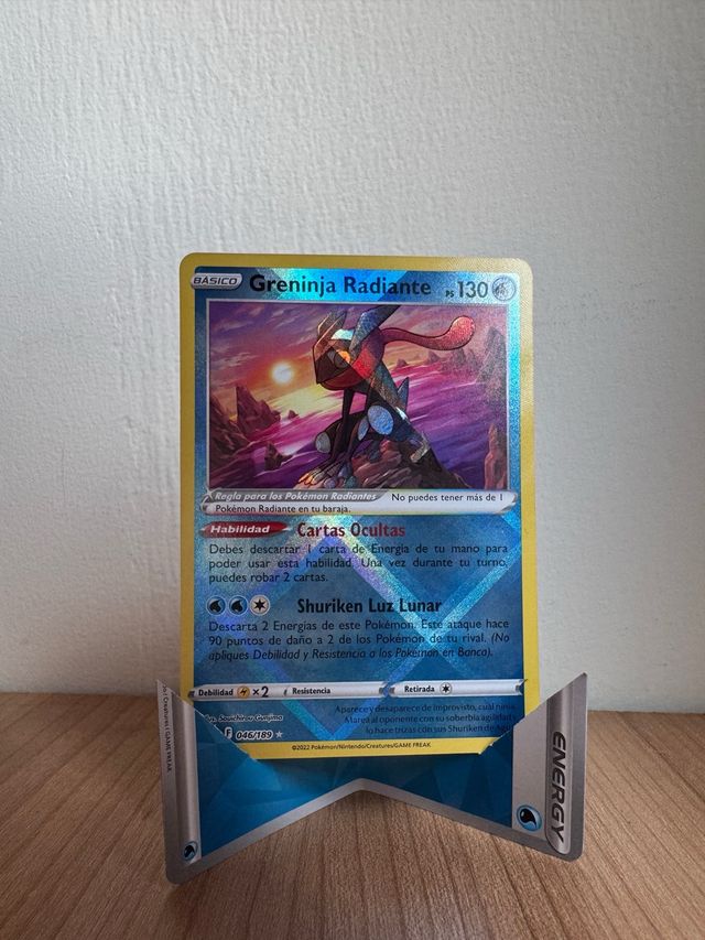 Greninja Radiante Carta Pokémon Español